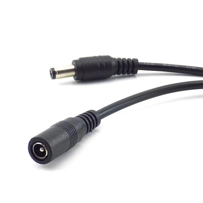 10m 5m 3M 2m 1m 5.5 x 2.1mm DC Power connector Jack Adapter lead cord 12v cable DC female Male extension external Plug