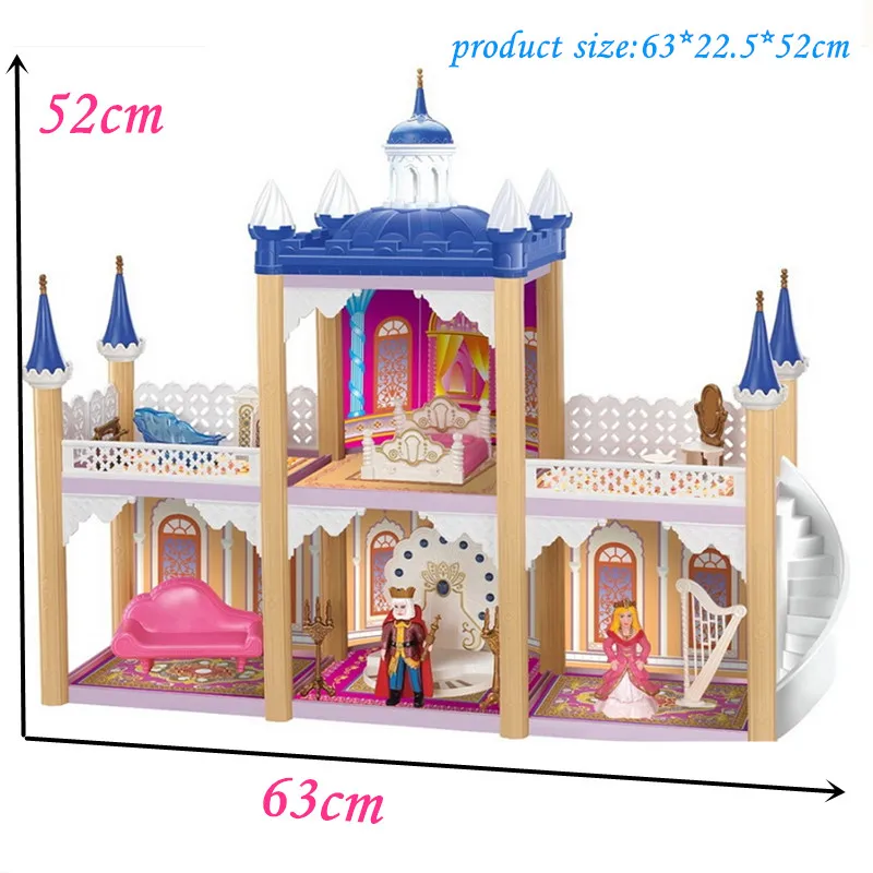 Подарок для девочек друзья копать Кукольный дом принцесса Золушка головоломка дворец замок мечты набор детские игрушки совместимы с