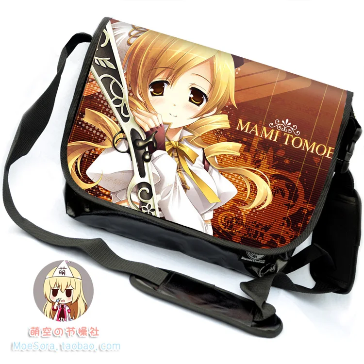 

Anime Puella Magi Madoka Magica Cosplay Kaname Madoka Cos Anime Messenger Bag Shoulder Bag College Wind Child Birthday Gift
