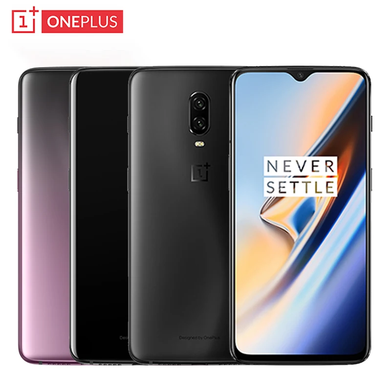 Original OnePlus 6 t teléfono móvil 6,41 “8 GB RAM/128/256GB ROM Snapdragon 845 Octa Core 20MP + 16MP Cámara Dual NFC 3700 mAh Smartphone