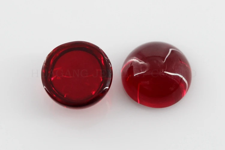 圆形平底素面大红色玻璃_08_IMG_4780