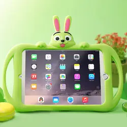 Противоударный чехол для iPad 9,7 2017/2018 подставки дети роскошные Мягкий силиконовый защитный 2018 дюймов милый мультфильм