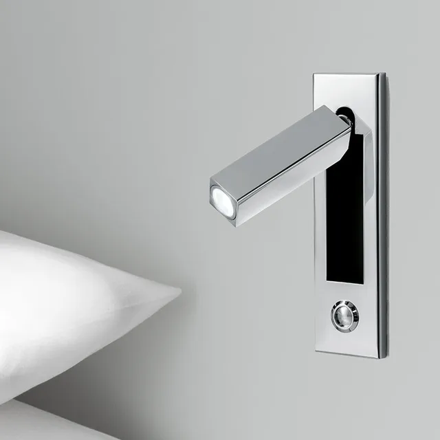 Topoch Nordic Wall Lamp Led 3w Chrome Finish Touch Dimmer On Off Topoch Nordic Wall Lamp Led 3w Chrome Finish Touch Dimmer On Off Switch Blue