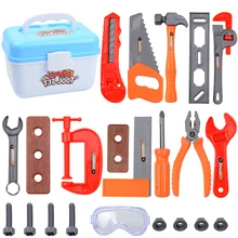 Новинка; Лидер продаж мини 23 шт./компл. детей Инструменты для ремонта чемодан притворяться работай "(plug and Play) профессиональных мастерство игрушка для тренировки мозга, комплекты для мальчиков и девочек