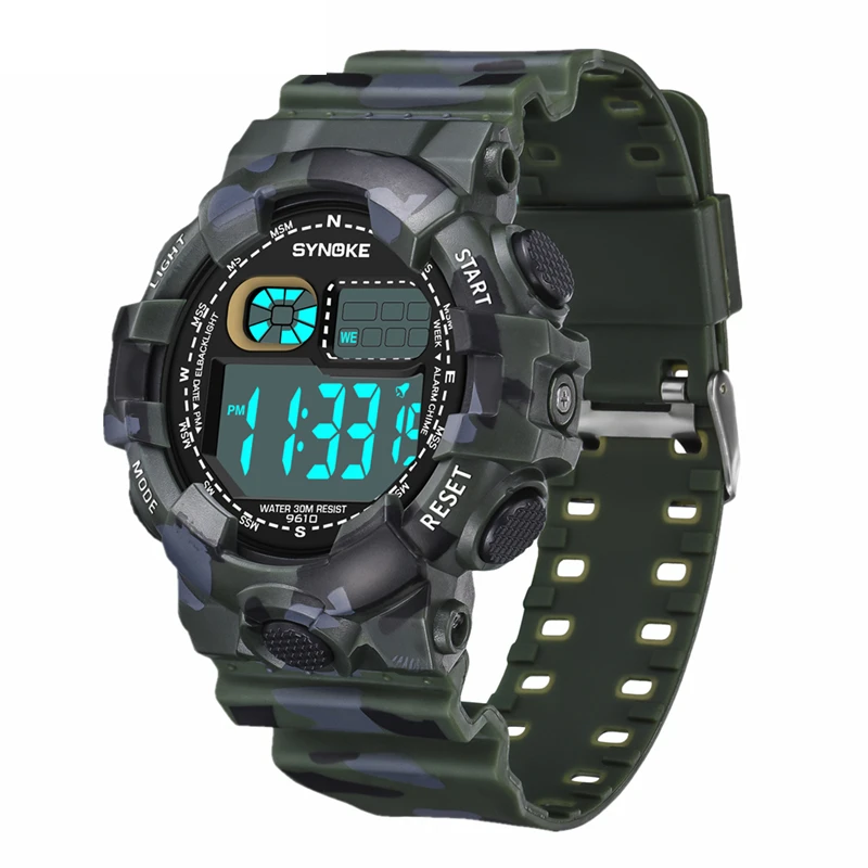

SYNOKE Children Watches Sports Student Men Boys Clock LED Digital Wristwatch Alarm Luminous Electronic Wrist Watch for Boy Girls