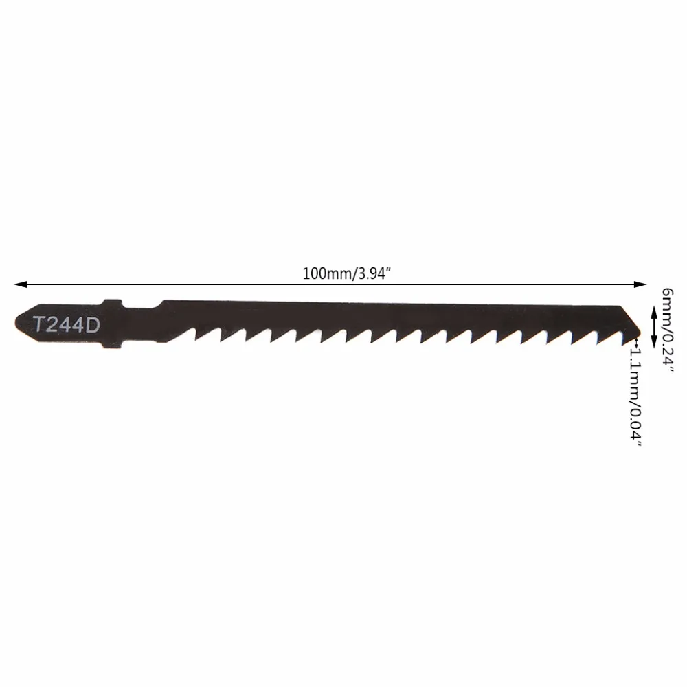 5Pcs Hacksaw Jig Saw Blade Set Cutting Tools For Hard Soft Wood Sheet 5-50mm Panels Alloy Steel