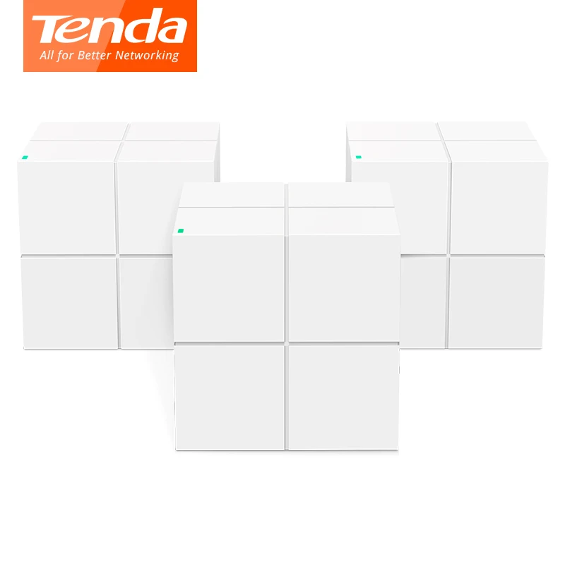 Tenda Nova MW6 WiFi Gigabit Router Whole Home Mesh WiFi System with 11AC 2 4G 5 1