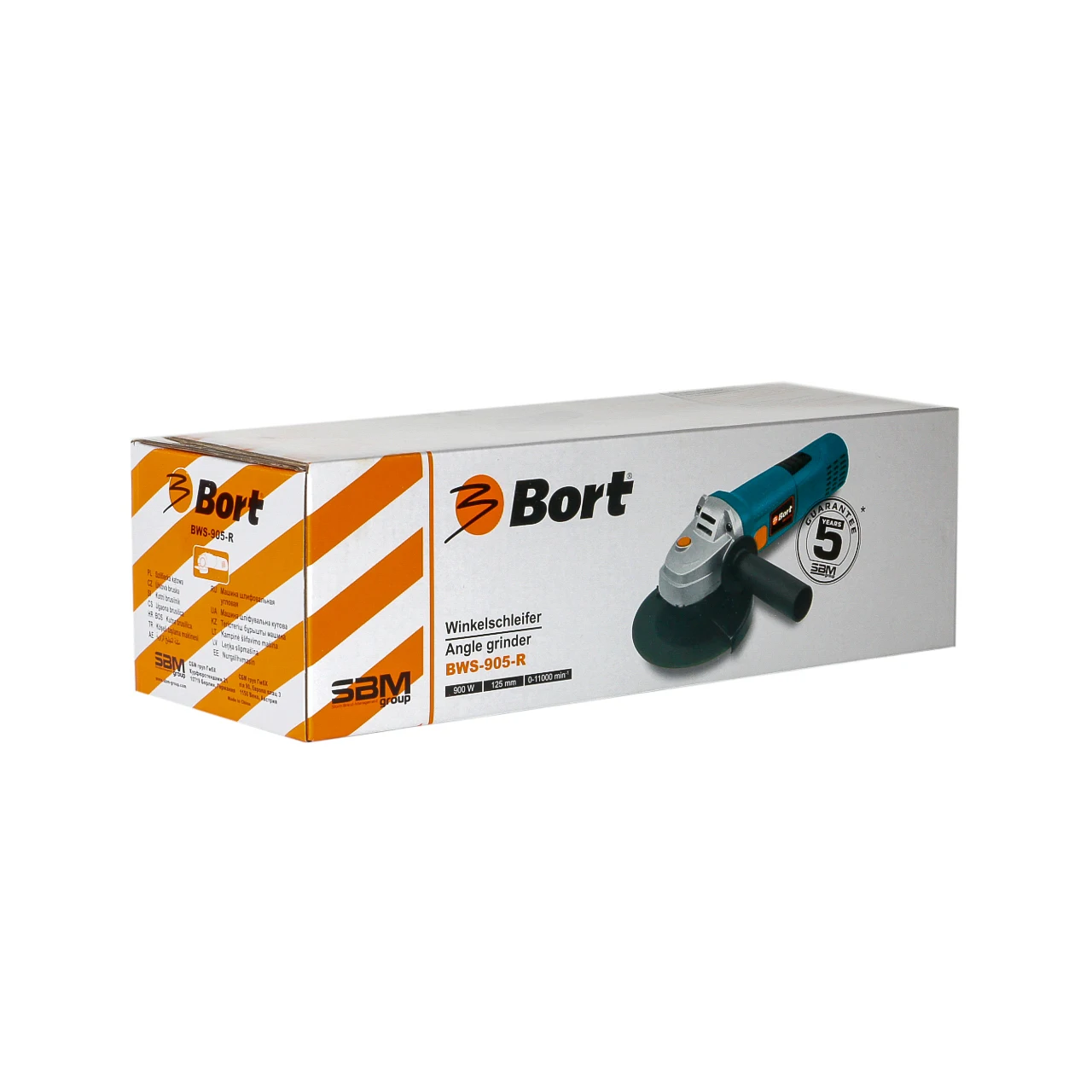 Машина шлифовальная угловая (болгарка) Bort BWS 905 R (900 Вт 125 мм регулировка