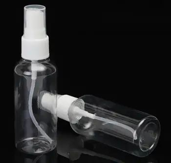 

2pcs/lot 60ml/100ml Clear Plastic Portable Spray Bottle Empty Perfume Bottles Refillable Mist Pump Perfume Atomizer Travel use