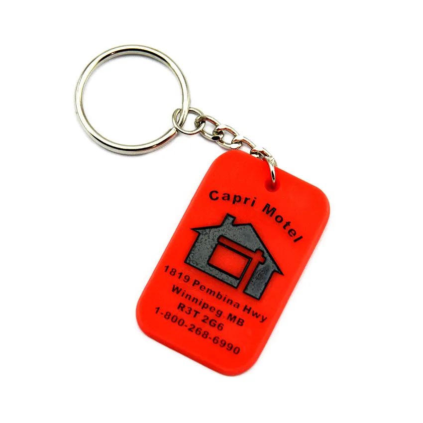 

OneBandaHouse Customize Design Your Own Logo Silicone Rubber Keychains