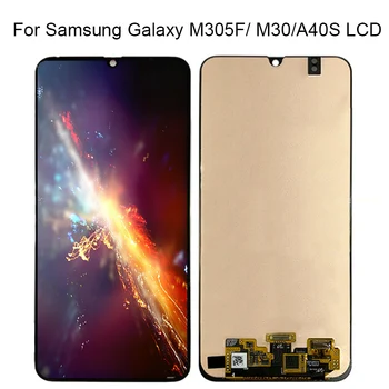 

For Samsung Galaxy M30 M305F LCD Display With Touch Screen Replacement For Samsung M305F/DS A40s M30 LCD Digitizer Assembly