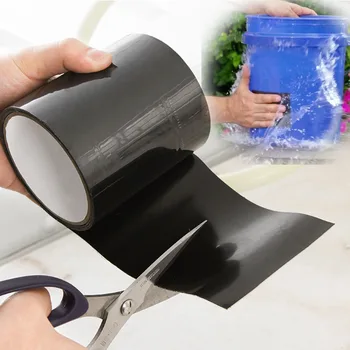 

1.52m Super Strong Fiber Waterproof Tape Stop Leak Seal Repair Tape Performance Self Tape Fiberfix Adhesive Tape Hardware