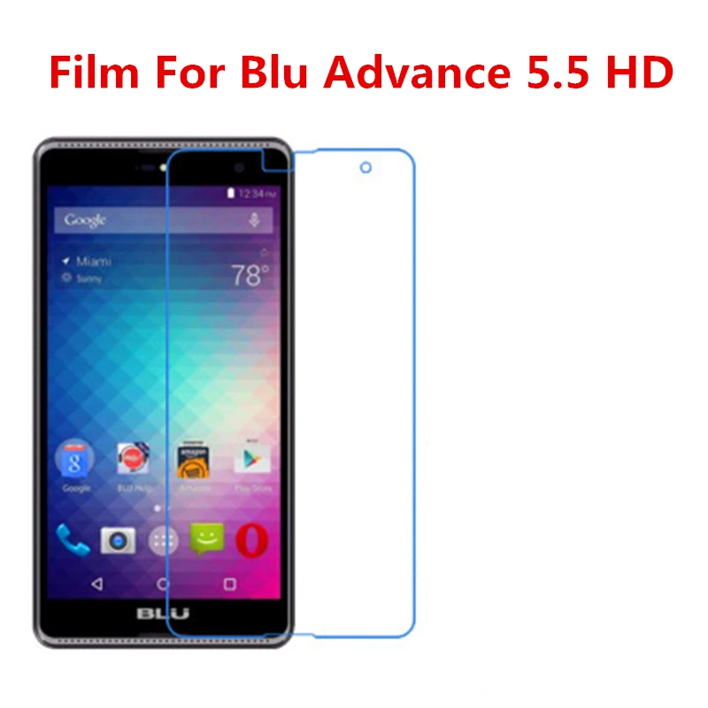 5 Pcs Ultra Thin Clear HD LCD Screen Guard Protector Film With Cleaning Cloth For Blu Advance 5.5 HD. | Мобильные телефоны и