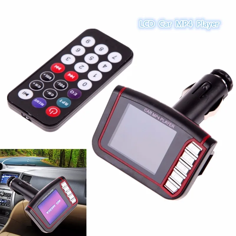 

Car Electronics New portable LCD Car MP3 MP4 Player Wireless Car Auto FM FM Transmitter Modulator Audio SD/ MMC Card w/ Remote