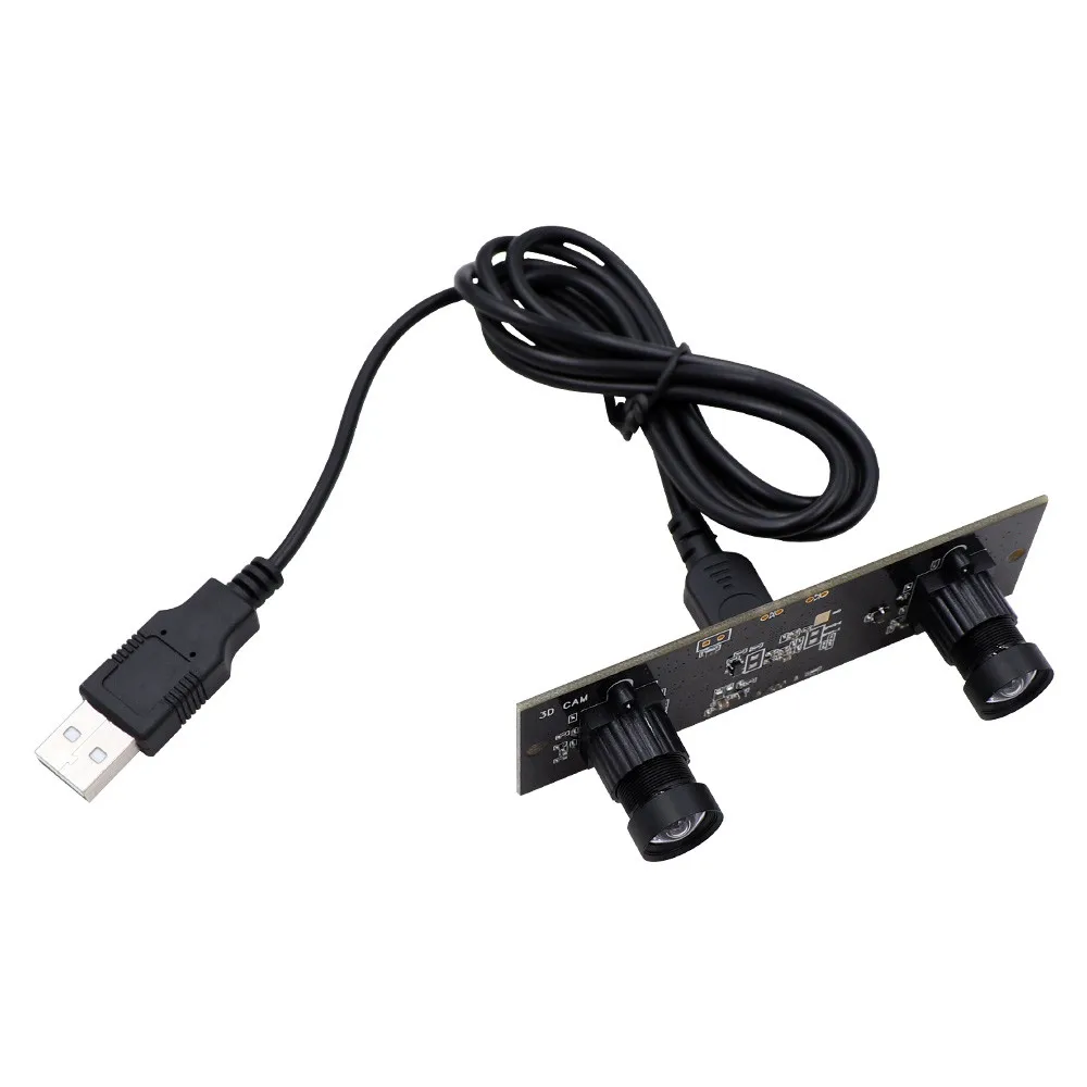 Синхронизация 1 3 мегапиксельная HD 960P Стерео веб камера двойной объектив USB модуль