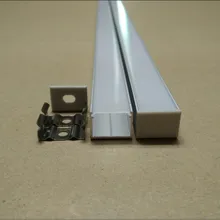 18 мм Лидер продаж цена оптовой продажи Алюминий профиль светодио дный свет, экструзионный ПК крышка, конец Шапки, 2 м/шт. 40 шт./лот