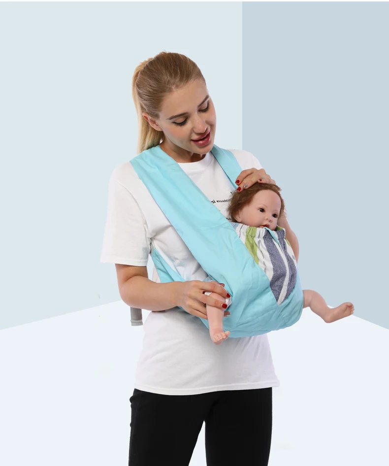 Cuby моды Baby Carrier Уютный Хлопок Детские эластичные X-тип новорожденных свет ребенка слинг кенгуру