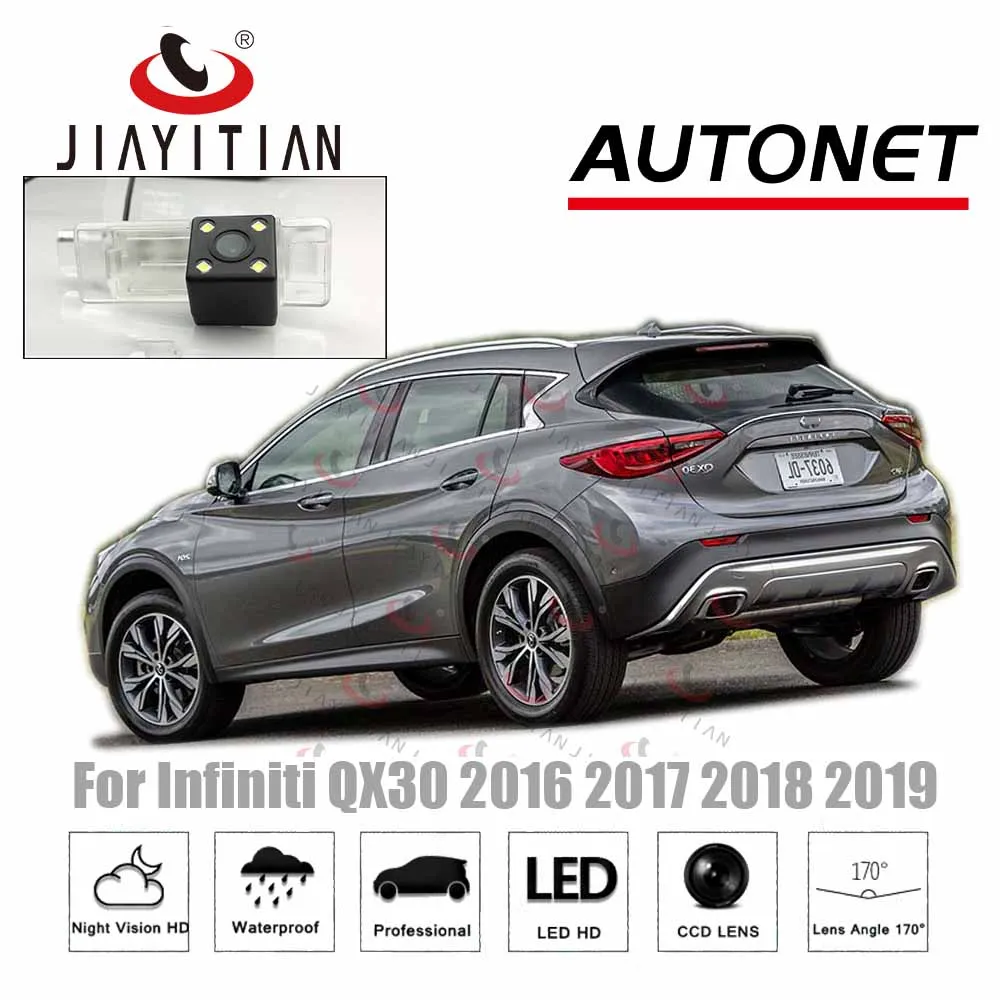 

JIAYITIAN Rear View Camera For Infiniti QX30 qx30 2016 ~2018 CCD Night Vision Backup camera Parking camera license plate camera