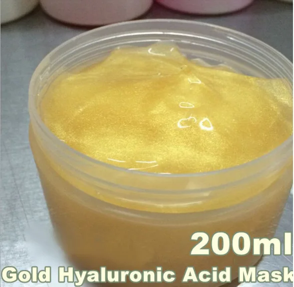 

200ml Gold Hyaluronic Acid Moisturizing Mask Whitening Anti-Aging Agless Skin Care Equipment Beauty Salon Products