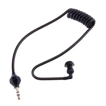 

MOOL Single Listening 3.5mm Earphone Coiled Cables Mono Function Earpiece In Ear Stereo Headset Only For Listening