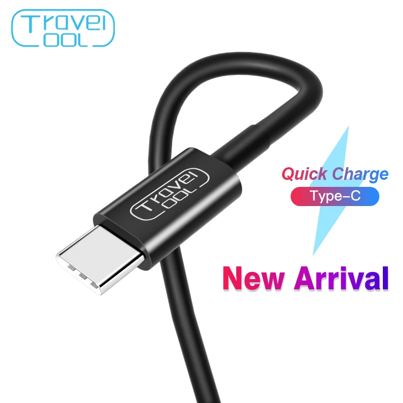 

Travelcool Type C USB Cable 2.1A Fast Charging Data Cable For Samsung Huawei Xiaomi Type C usb Black Shark 2 Mobile Phone Cables