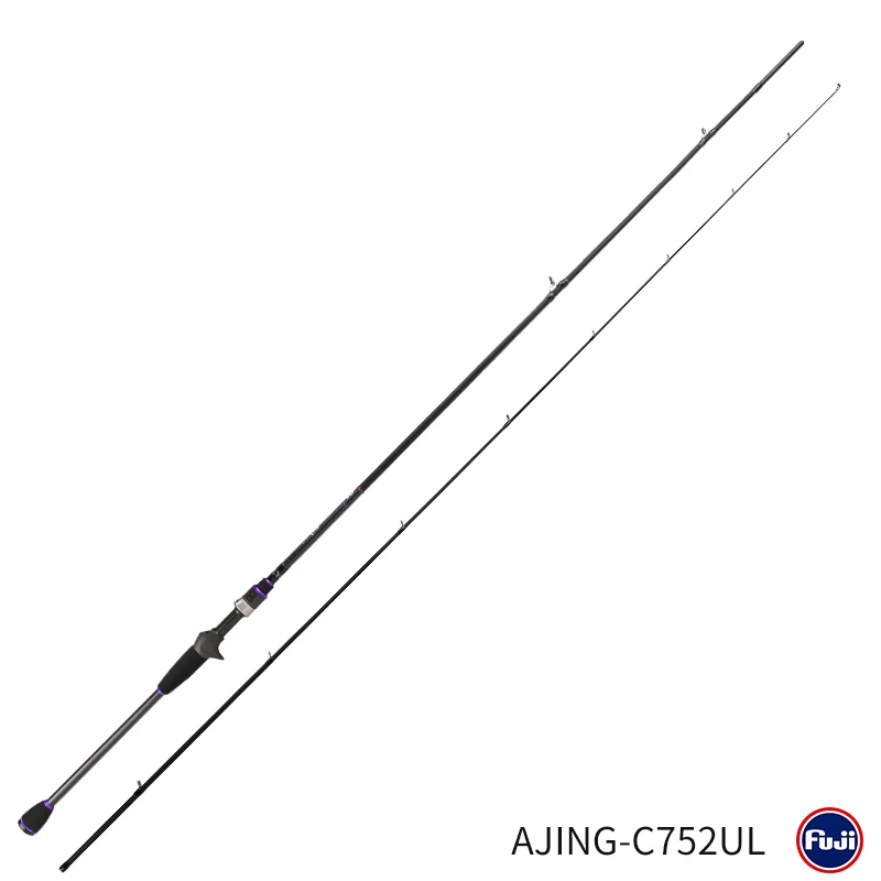 TSURINOYA NEW Ultralight AJING Rod ELF Only Weight 65g UL L 1.83m 2.26m 2.49m 2 Secs ROCKFISH Lure Casting Spinning Fishing Rod - Цвет: Цвет: желтый