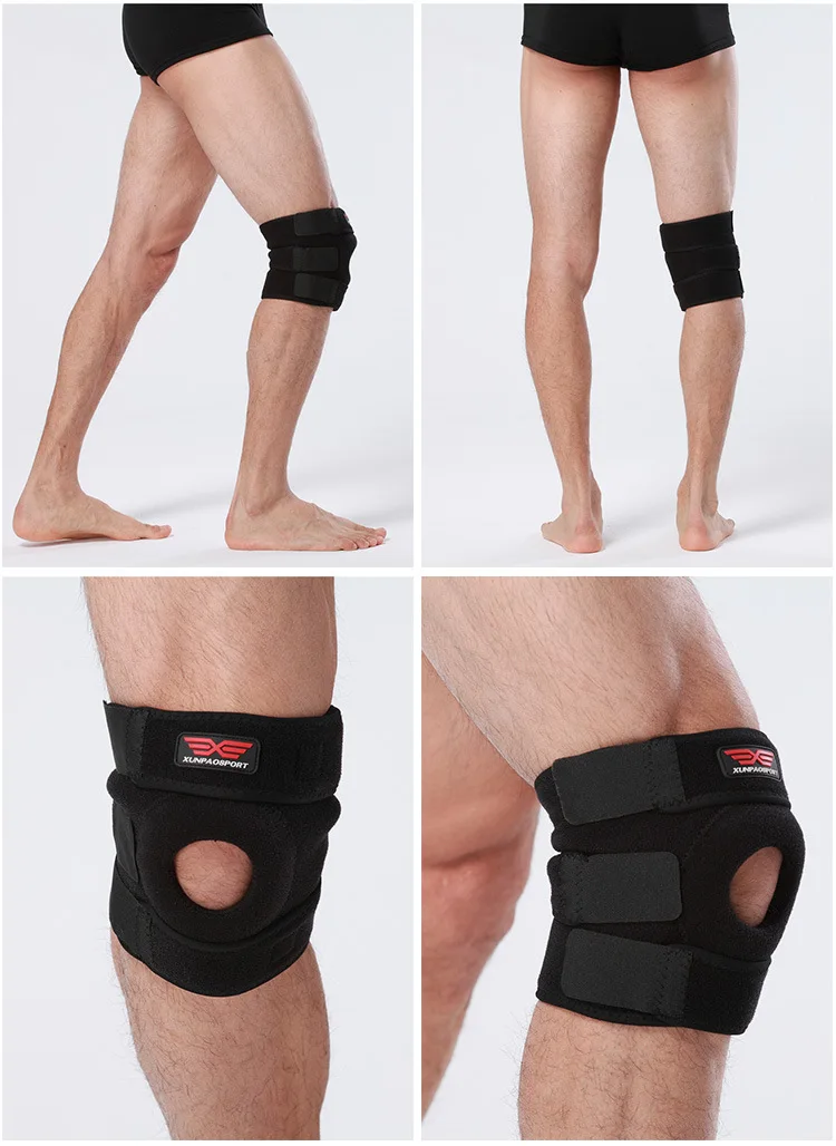 

2018 FGHGF Knee Adjustable Sports Leg Support Brace Wrap Protector Pads Sleeve Cap Patella Guard Kneepads