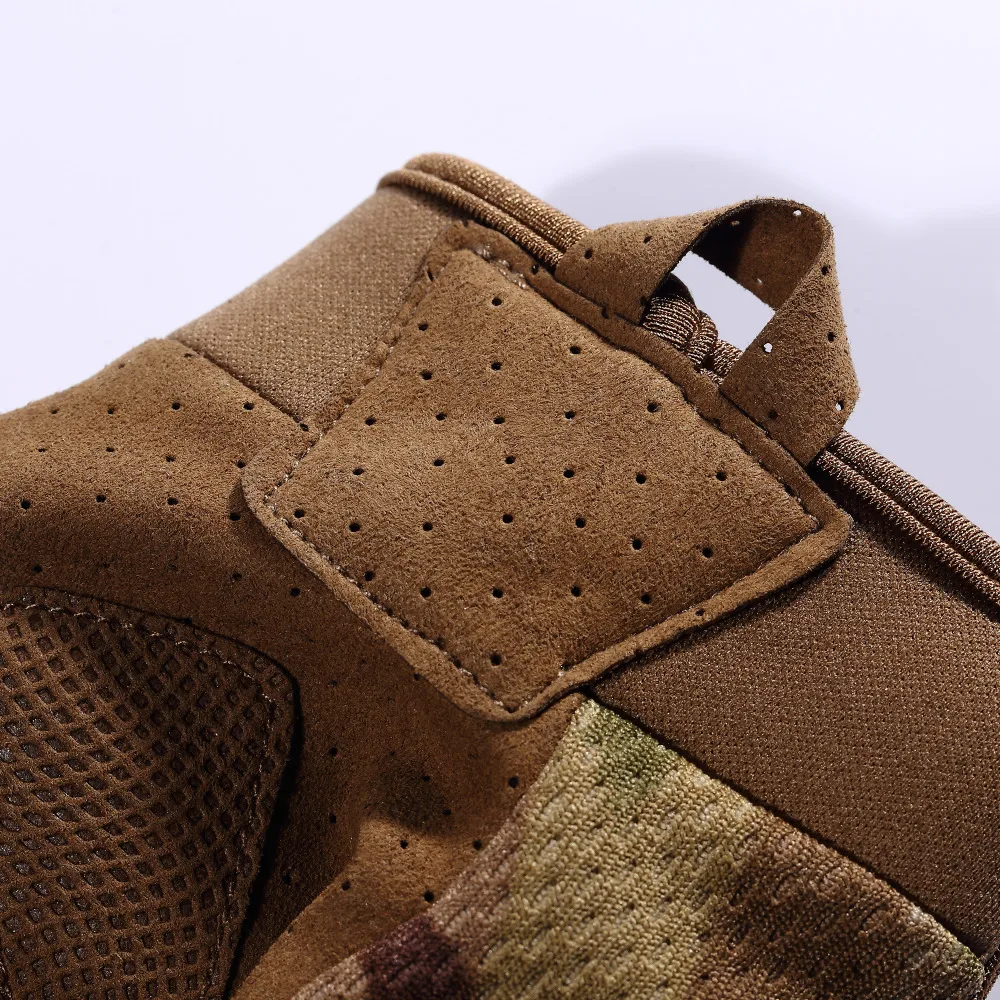 Multicam Camo Flexible Touch Screen Lightweight Breathable Assault Motorcycle Hard Knuckle Full Finger Gloves Outdoor Cycling