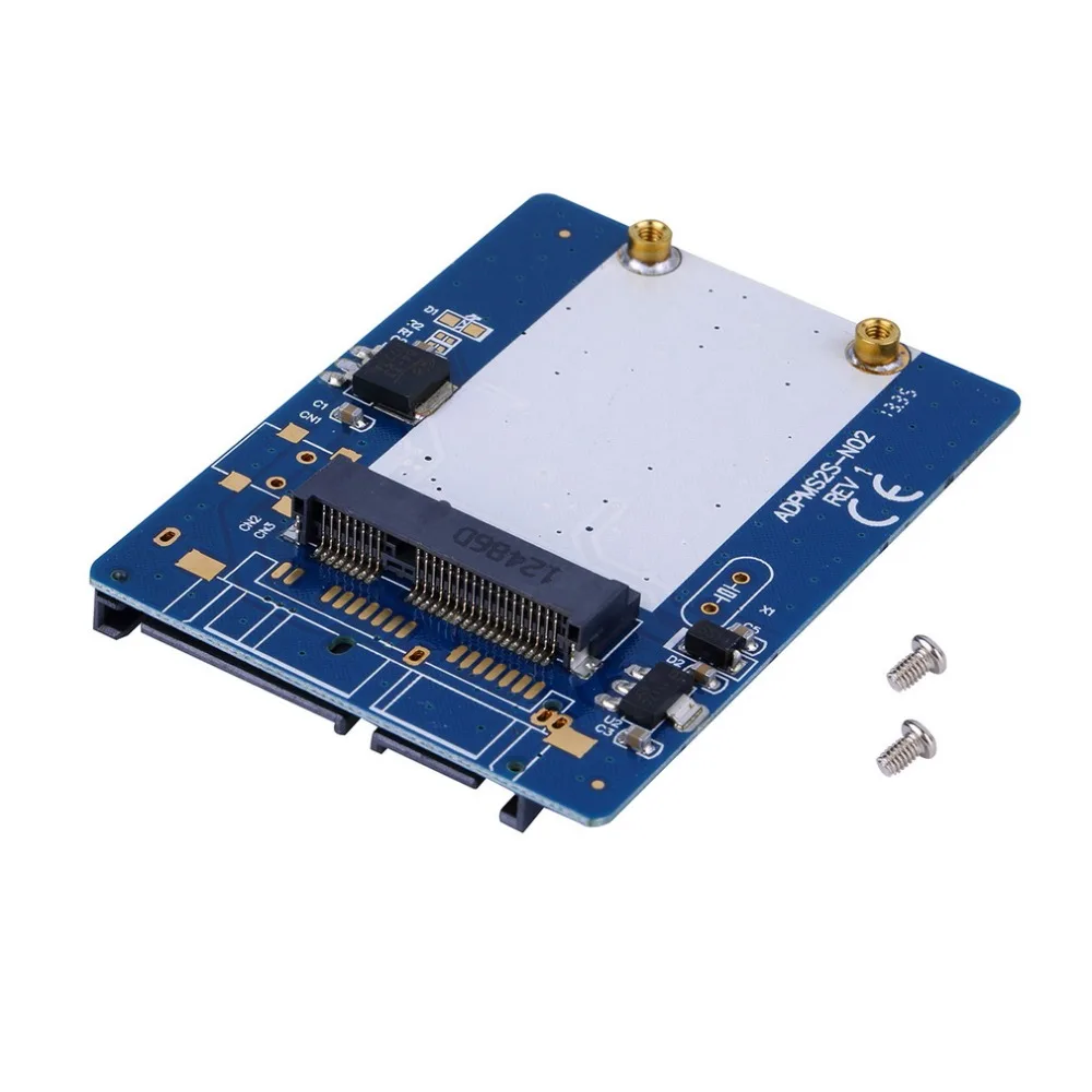 

in Stock! High Quality 2.5-inch Blue High-capacity high-power Serial mSATA to SATA Adapter Wholesale