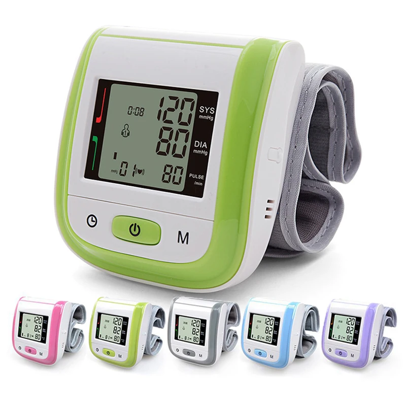

Wrist Health Care Tensiometro Digital Blood Pressure Heart Monitor Tonometer Automatic Sphygmomanometer BP Blood Pressure Meter
