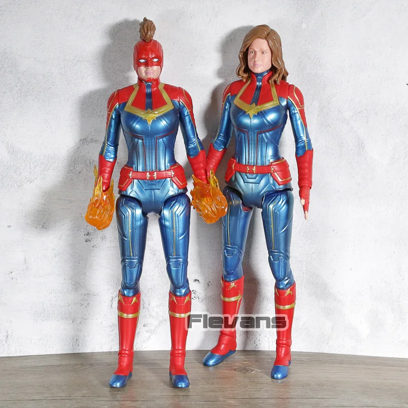 

Marvel Legends Captain Marvel Carol Danvers PVC Action Figure Collectible Model Toy 12inches