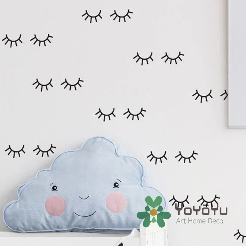 54 قطعة/المجموعة لطيف رمش نمط جدار صائق غرفة الاطفال الفينيل ملصقات DIY الديكور الفتيات الطفل نوم ديكور المنزل المشارك WA-8 54 قطعة/المجموعة لطيف رمش نمط جدار صائق غرفة الاطفال الفينيل ملصقات DIY الديكور الفتيات الطفل نوم ديكور المنزل المشارك WA-8