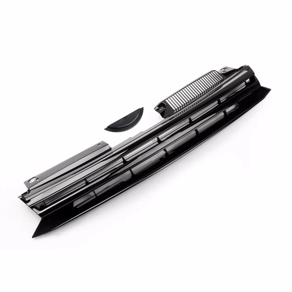 

Areyourshop Car Front Bumper Grille Cover For Vw Golf MK6 Jetta 2010-2014 1PCS Black High Quality Auto Car Styling Cover