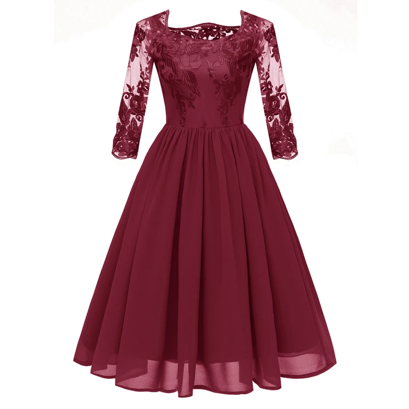 Robe de soiree, вечернее кружевное платье для выпускного вечера, благородное вечернее платье с вышивкой, шифоновые вечерние платья больших размеров