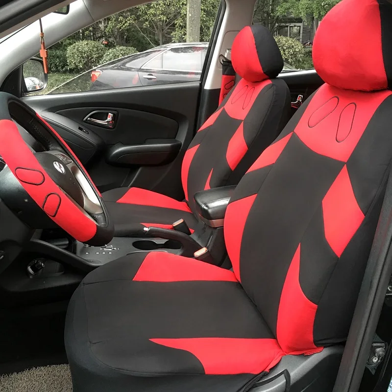 Авто Универсальная автомобильная чехлы для сидений Модный Полный автомобиль защищает сиденье крышка Авто внутренние аксессуары, сиденье украшения