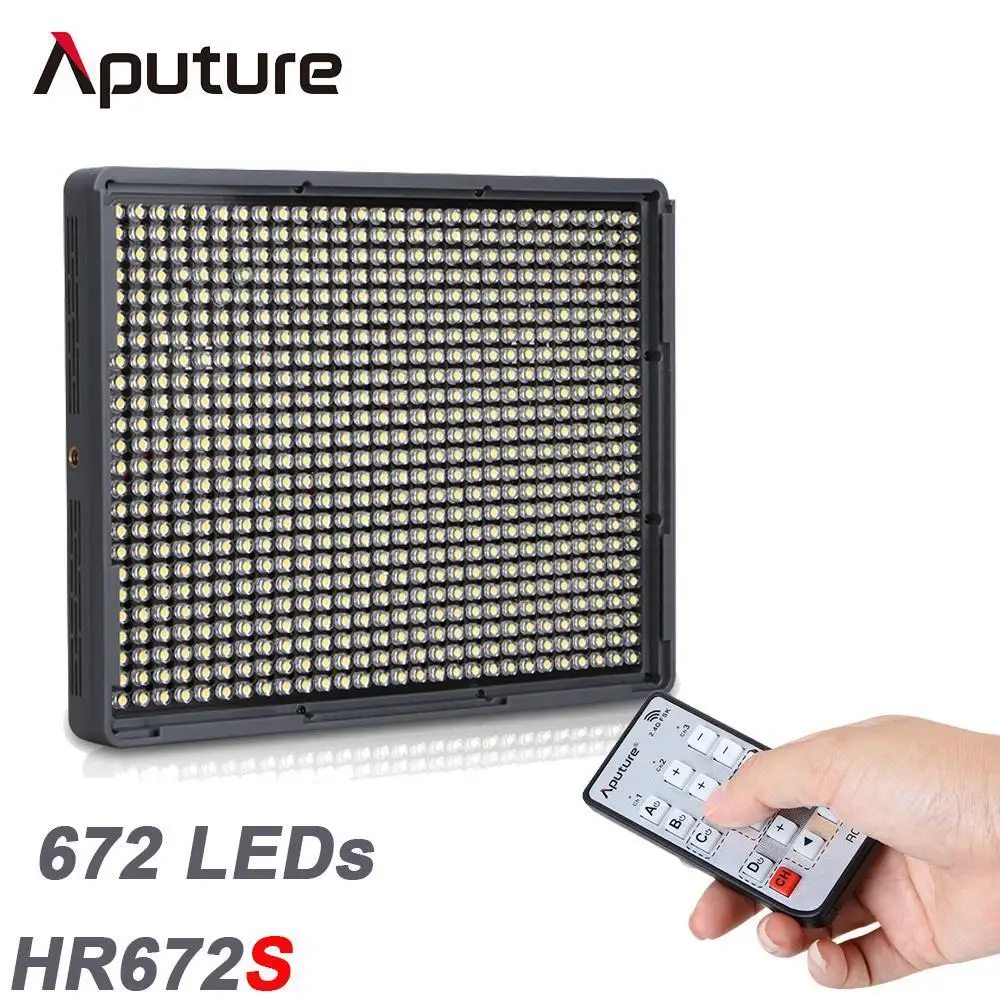bilder für Aputure amaran hr672s hohe cri95 2,4g wireless 672 5500 karat spot Led-videoleuchte Panel mit 2x6600 mAh NP-F970 Batterien & tasche bilder für Aputure amaran hr672s hohe cri95 2,4g wireless 672 5500 karat spot Led-videoleuchte Panel mit 2x6600 mAh NP-F970 Batterien & tasche
