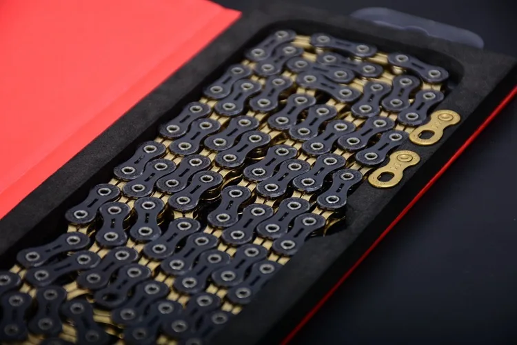 Cheap YBN Bicycle Titanium Chains MTB Mountain Road Bike Chians 10 Speed Bicycle Chain 116 Links For SHIMANO/Campanolo/SRAM System 4