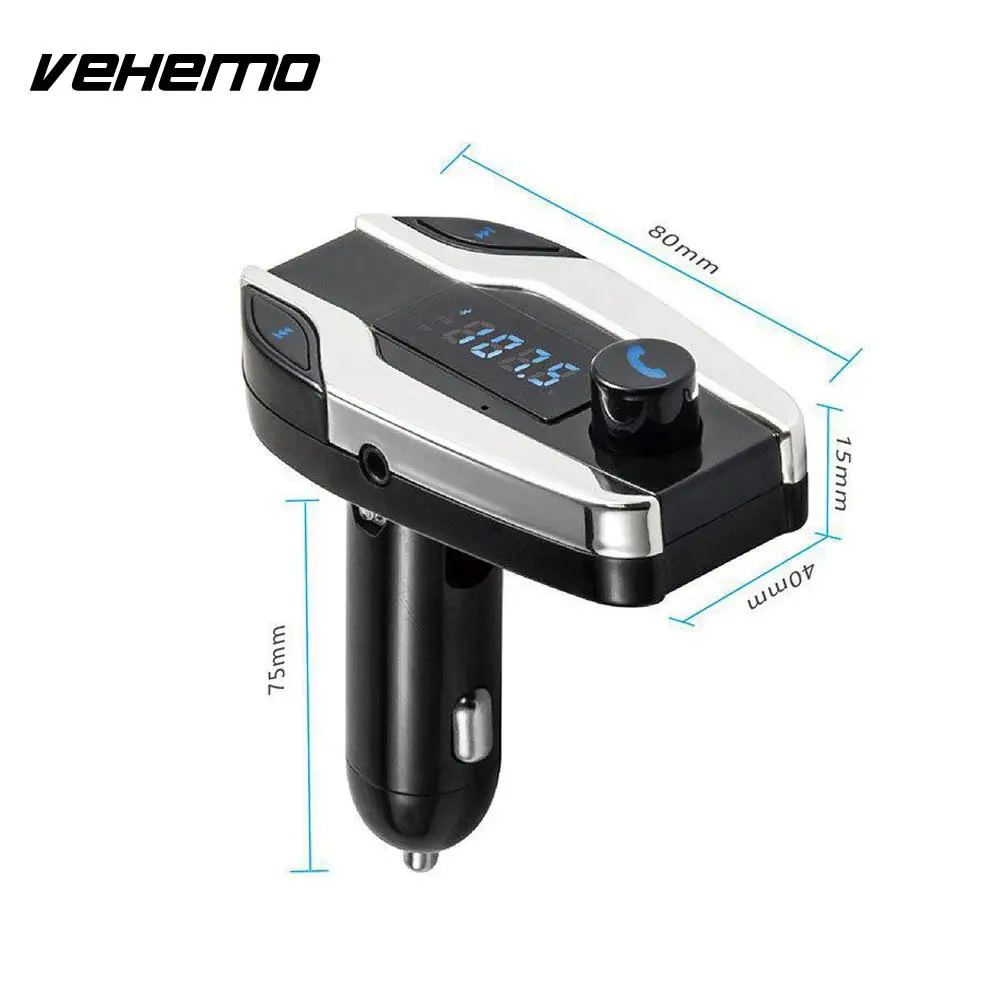 Bluetooth Receiver FM Adapter Smart Car FM Transmitter AUX Stereo FM Transmitter Car Kit 