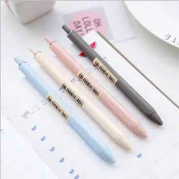 

"Write Freely" Pack of 4 Black Ink Pens Cute Gel Pen Study School Ball Point Pens Set Stationery Gift
