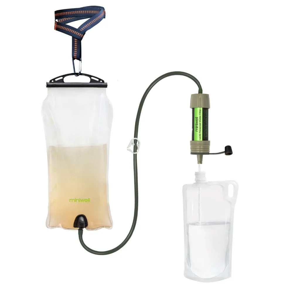 miniwell new product Gravity Water Filter System (Water Filter with