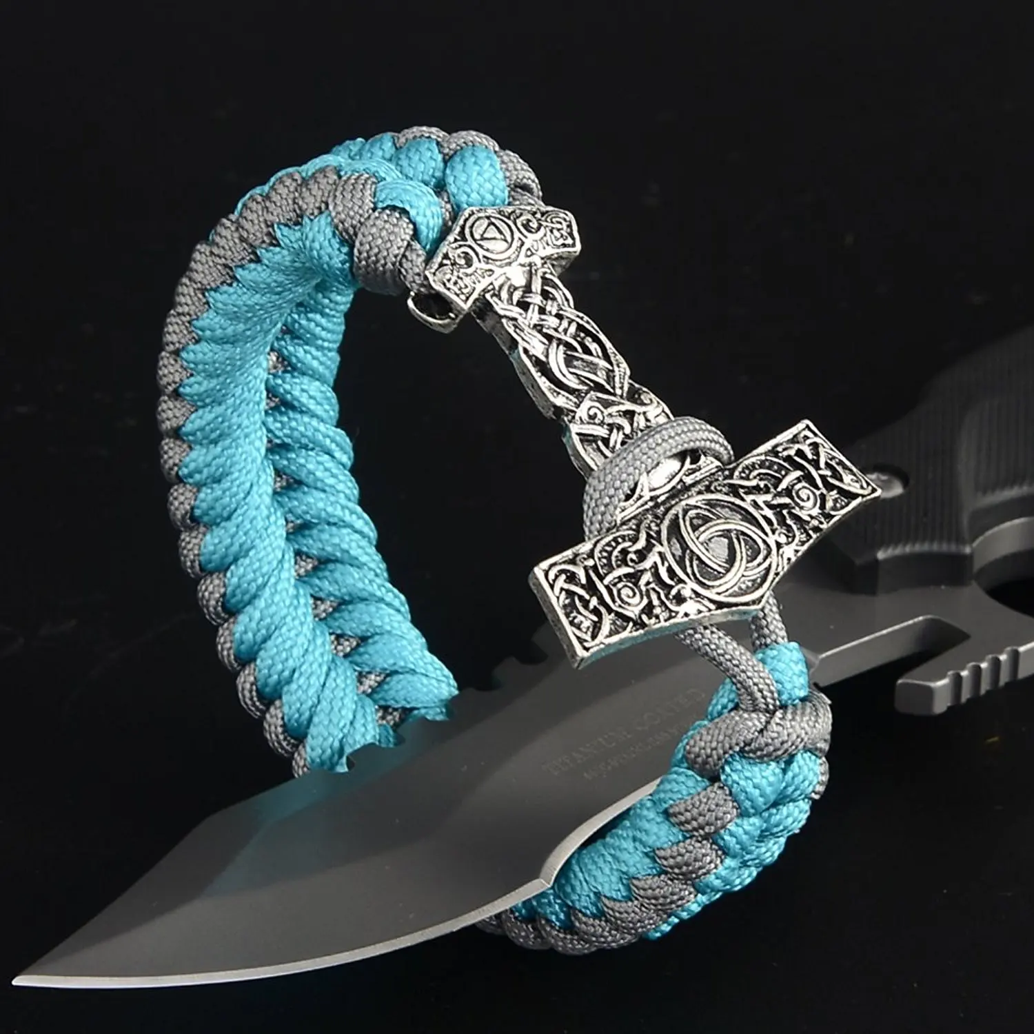 Viking Paracord Survival Bracelets for Men Viking Prayer Bracelet ...