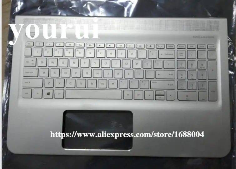 Для ноутбука hp ENVY-M6-AE151DX верхняя крышка с клавиатурой ISK BL US KEYBOARD 812692-001 используется без отверстия для отпечатков пальцев