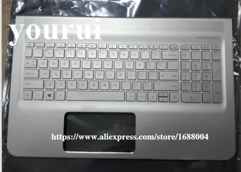 

For HP ENVY NOTEBOOK - M6-AE151DX TOP COVER WITH KEYBOARD ISK BL US Keyboard 812692-001 USED Without fingerprint hole