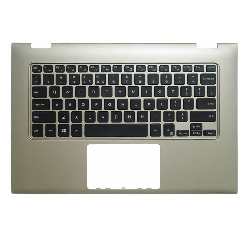 YALUZU для Dell INSPIRON 13 7000 7347 7348 7352 7353 7359 Palmrest Чехол W клавиатура с английской раскладкой Верхняя Крышка серый цвет