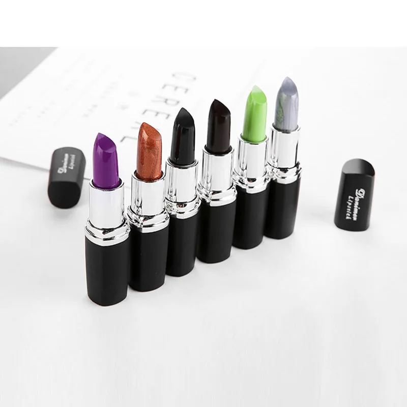 

1Pc Vampire Style Matte Lipstick Sexy Beauty Halloween lipsticks Scary Blue Retro Red Nude Lip Stick Makeup Cosmetic