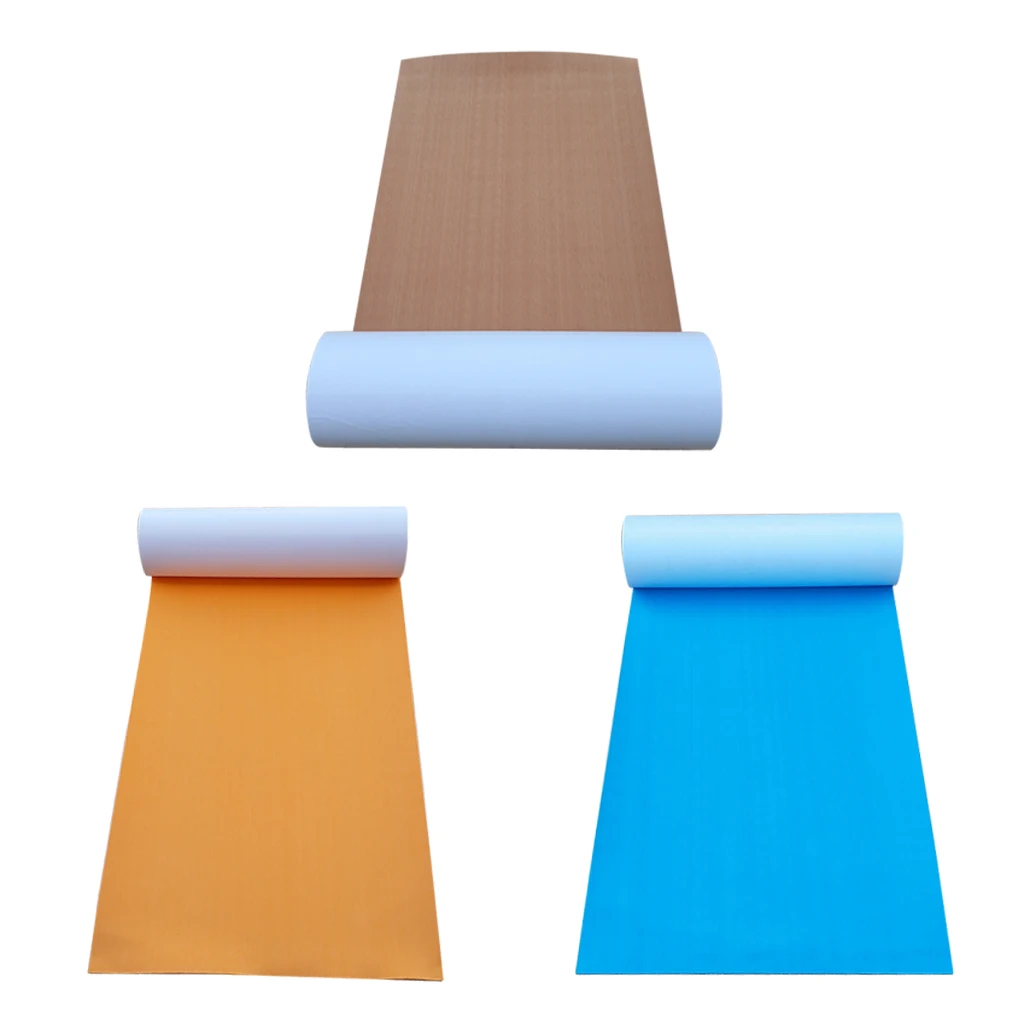 Boat Decking Sheet Non-Skid Self-Adhesive Sea Deck Yacht RV Cars Flooring Mats Decoration Water Sports SUP Surfing Boards Gear