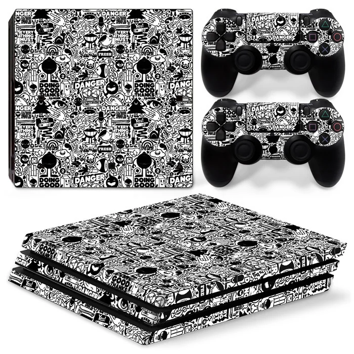 

Skin Sticker Cover For PS4 PRO Console&Controllers