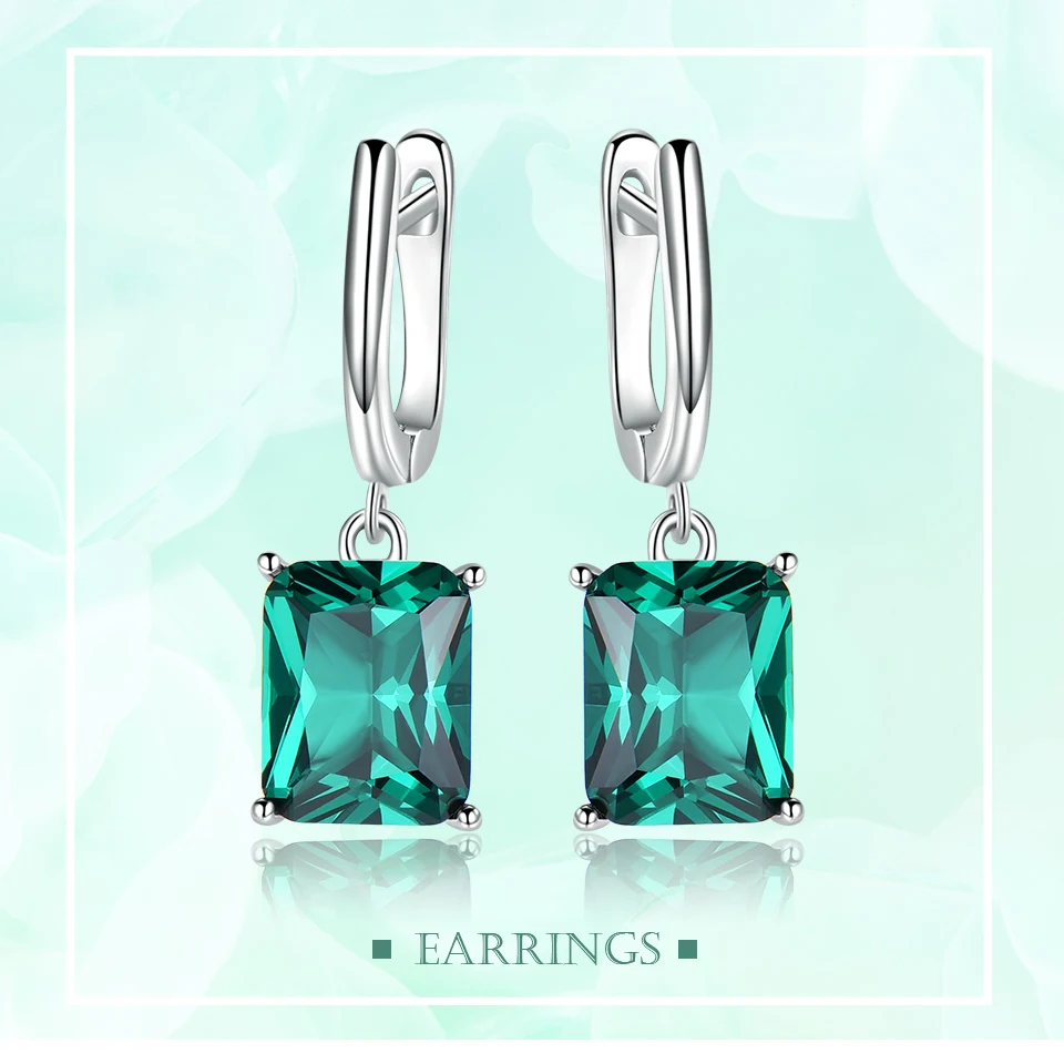 UMCHO   Emerald  earring for women EUJ094E-1-pc (1)