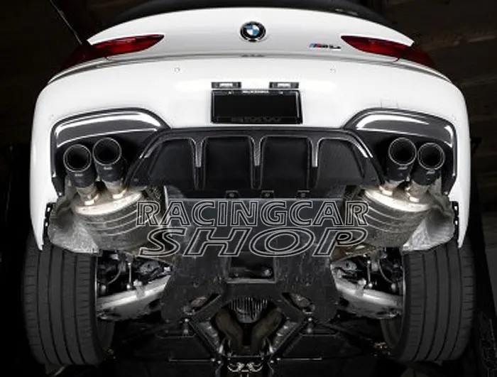Real Carbon Fiber Rear Diffuser For BMW 6-Series F06 F12 F13 M6 M-Sport Bumper 2014UP
