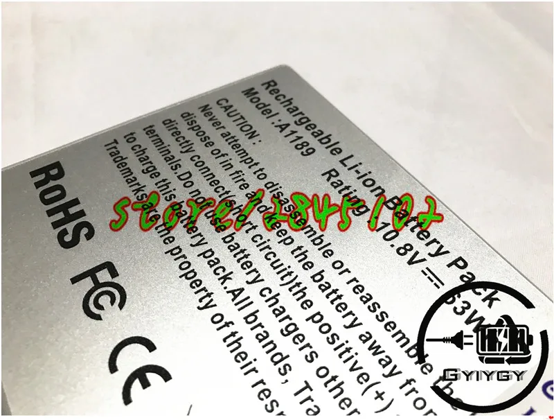 A1189 Батарея для MacBook Pro 1" 17 дюймов A1151 MA092 MA611 MA897